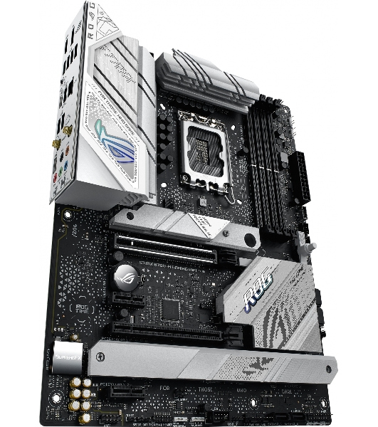 Материнская плата ASUS ROG STRIX B760-A GAMING WIFI, LGA 1700, Intel B760, 4xDDR5, 4xSATA, 3xM.2, 1xPCIe 5.0 x16, 1xPCIe 3.0 x4, 1xHDMI, 1xDP, 1x 2.5Gb LAN, 1xUSB-A 3.2 Gen 2, 2xUSB-A 3.2 Gen 1, 4xUSB 2.0, 5x3.5 мм, 7.1, Standard-ATX
