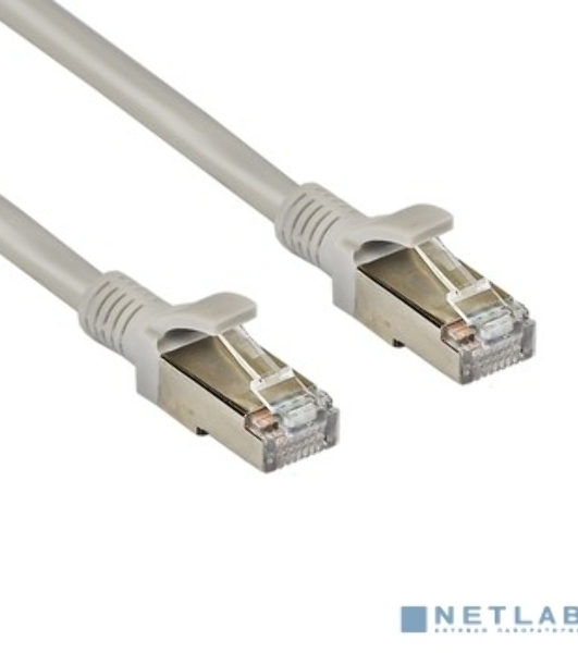 Патч-корд ExeGate FTP-RJ45-RJ45-C5e-CU-3M-GY, FTP, cat.5e, 3м, медь, серый