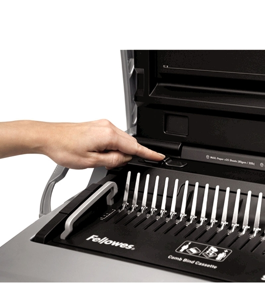 Переплетчик Fellowes GALAXY 500 A4/перф.25л.сшив./500/пластик.пруж. (6-50мм)