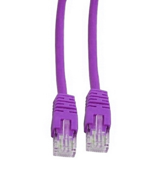 Патч-корд UTP Cablexpert cat.5e, 5м, литой, многожильный, фиолетовый