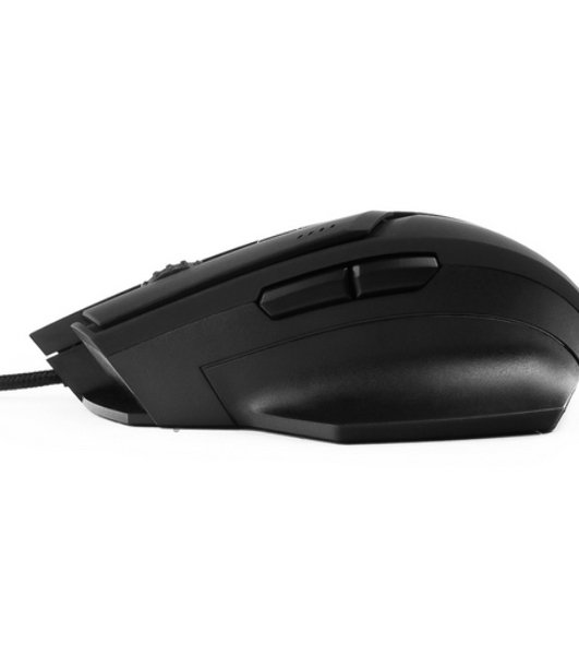 Мышь проводная Гарнизон GM-740G черный, 3200 dpi, USB, кнопки - 7