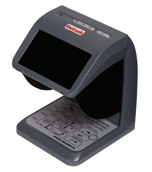 Детектор банкнот DoCash mini IR/UV/AS просмотровый мультивалюта