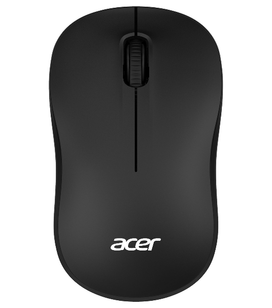 Мышь беспроводная Acer OMR160 черный, 1200 dpi, радиоканал, USB, кнопки - 3
