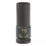 Головка ударная удлиненная шестигранная Stels 19 мм, 1/2', CrMo, фото3