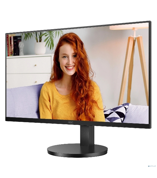 Монитор 27' AOC U27B3AF IPS 3840x2160, 60 Гц, 4 мс, 16:9, 350 кд/м², DP 1.4, HDMI 2.0, 3.5 Jack, Adaptive-Sync, HDR10, динамики (2x2 Вт), черный