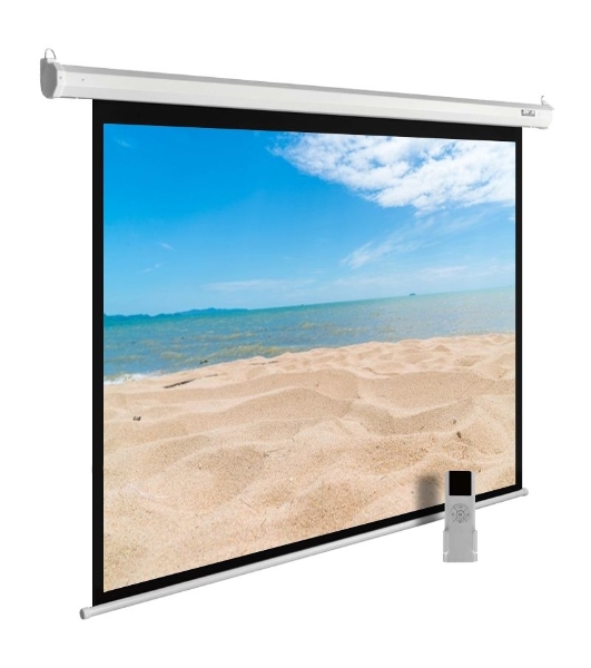Экран Cactus 180x240см MotoExpert CS-PSME-240x180-WT 4:3 настенно-потолочный рулонный белый (моторизованный привод)