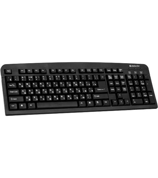 Клавиатура проводная Defender Element HB-520, USB, черный