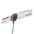 ТВ антенна комнатная Rexant 'Активная' для цифрового телевидения DVB-T2 на присоске, RX-257, фото 1