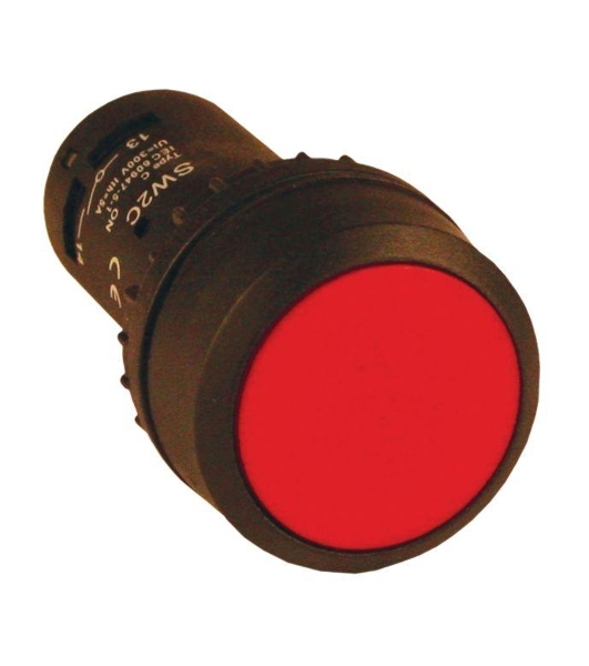 Кнопка SW2C-11 возвратная кр. NO+NC EKF sw2c-11s-r