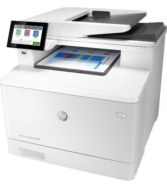 МФУ лазерное HP Color LaserJet Pro M480f (3QA55A), A4, цветной, печ. до 27 стр/мин., скан. до 29 стр/мин. (ч/б) 20 стр/мин. (цвет), 600 x 600 dpi, USB, RJ-45, Air Print, Mopria