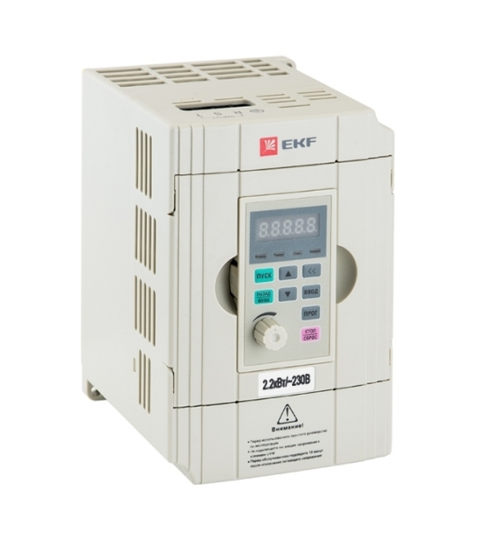 Преобразователь частоты 2.2/4кВт 1х230В VECTOR-100 PROxima EKF VT100-2R2-1B