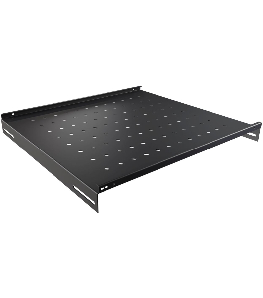 Полка стационарная NTSS NTSS-FS-600-BL 1U нагр.:60кг. 19' 350мм черный (упак.:1шт)