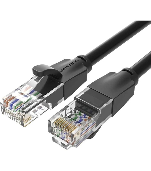 Патч-корд Vention прямой UTP cat.6, RJ45 - 8м. черный