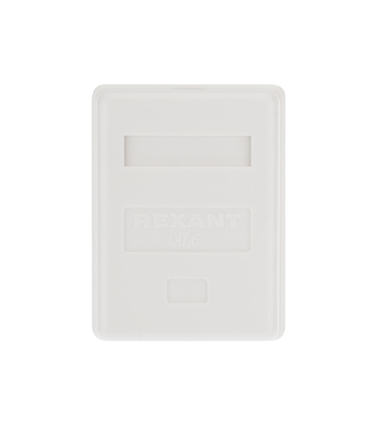 Розетка компьютерная внешняя Rexant 1-порт RJ-45 (8P8C), UTP неэкранированная, категория 6