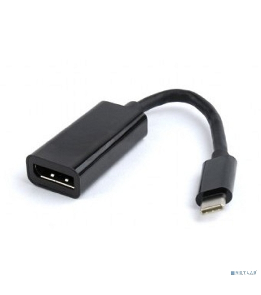 Переходник Cablexpert USB Type-C/DisplayPort, 15 см, пакет (A-CM-DPF-01)