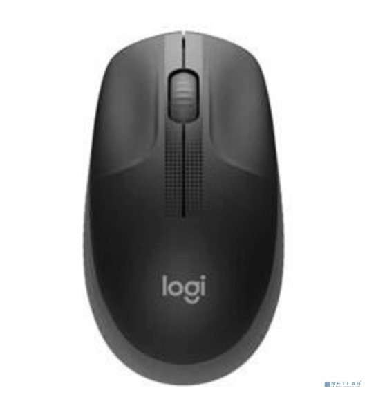 Мышь беспроводная Logitech M190 черный, 1000 dpi, радиоканал, USB, кнопки - 3