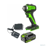 Гайковерт Greenworks G24IW200 аккум. патрон:квад.3/8' (3803607CUB), фото6