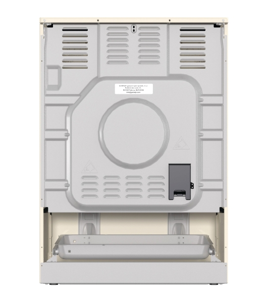 Плита электрическая Gorenje GECS6B70CLI бежевая, конфорок 4 электрических, духовка 71 л, 60 см x 85 см x 60 см