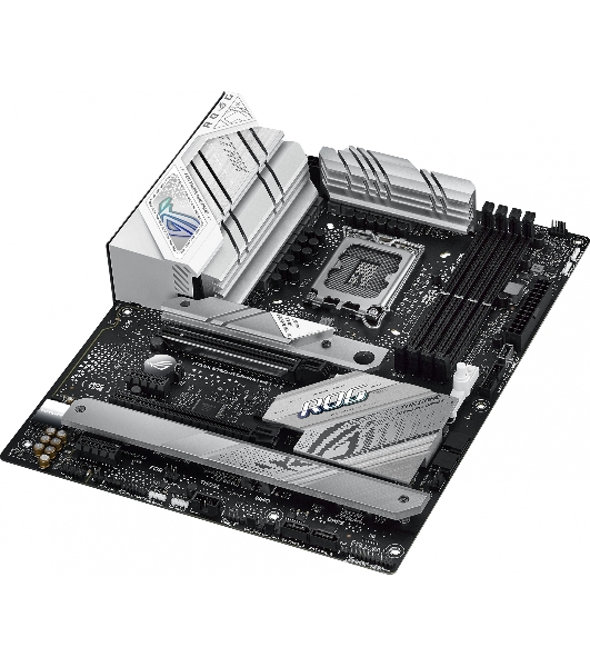 Материнская плата ASUS ROG STRIX B760-A GAMING WIFI, LGA 1700, Intel B760, 4xDDR5, 4xSATA, 3xM.2, 1xPCIe 5.0 x16, 1xPCIe 3.0 x4, 1xHDMI, 1xDP, 1x 2.5Gb LAN, 1xUSB-A 3.2 Gen 2, 2xUSB-A 3.2 Gen 1, 4xUSB 2.0, 5x3.5 мм, 7.1, Standard-ATX