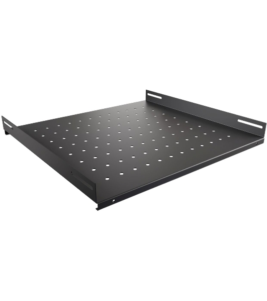 Полка стационарная NTSS NTSS-FS-600-BL 1U нагр.:60кг. 19' 350мм черный (упак.:1шт)