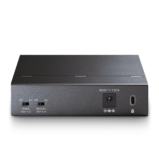 Коммутатор TP-Link SMBTL-SG1005P 5-портовый гигабитный настольный коммутатор с 4 портами PoE SMB 56W