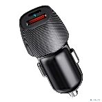 Автомобильное зарядное устройство с двумя портами Rexant (USB-A QC 3.0 + USB-C PD) со световой индикацией, 38Вт, черное, фото4