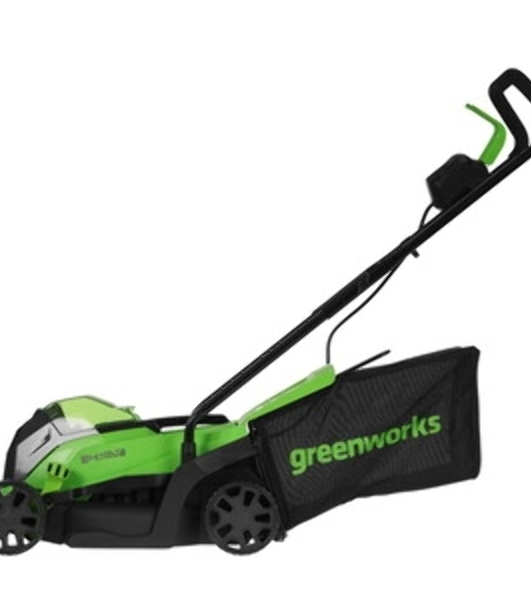 Газонокосилка аккумуляторная GreenWorks GD24LM33, 24 В, 4 Ач