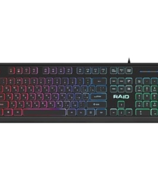 Клавиатура проводная Defender Raid GK-778DL, USB, черный