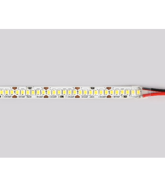 Светодиодная лента Ambrella light GS3401 2835 240Led/ 20W m/ 24V IP20 3000K/ 5000*10*1.2mm (2 конт.)