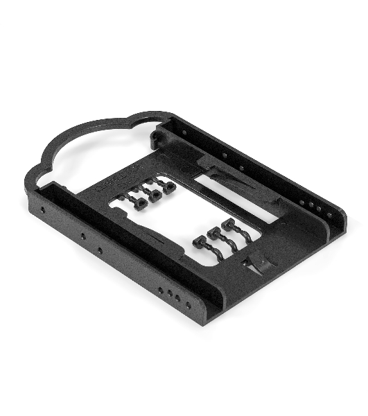 Салазки (переходник) ExeGate HD-2T3P-NF125 для безвинтового крепления HDD/SSD 2.5' в отсек 3.5' пластиковые