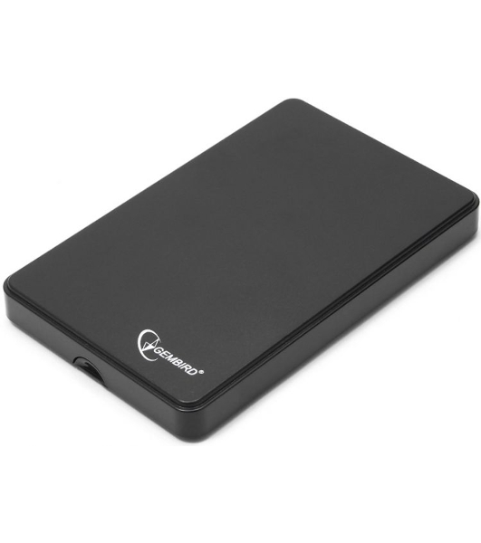 Внешний корпус для HDD Gembird EE2-U2S-40P 2.5'EE2-U2S-40P, черный, USB 2.0, SATA, пластик
