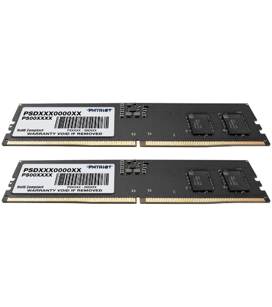 Оперативная память Patriot Signature, DDR5, 32GB (2x16 GB), 4800 MHz, CL40, DIMM