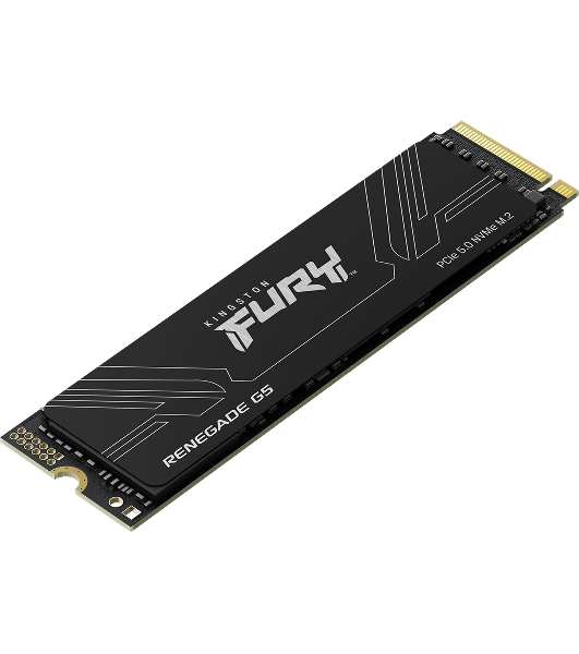 Накопитель SSD Kingston Fury Renegade, 1Tb, M.2(22x80мм), NVMe, PCIe 5.0 x4, 3D TLC, R/W 14200/11000Mb/s, IOPs 2 200 000/2 150 000, TbW 1000, DWPD 0.5 (12 мес)
