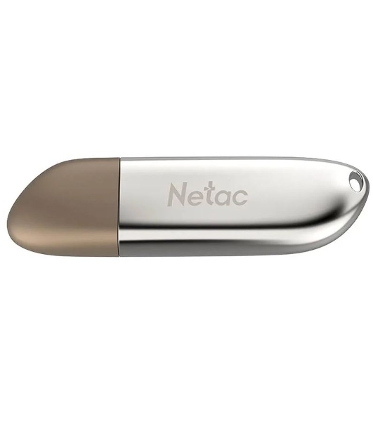 Флешка USB Netac U352 (NT03U352N-064G-20PN), 64Gb, USB 2.0, R/W 50/15, серебристый