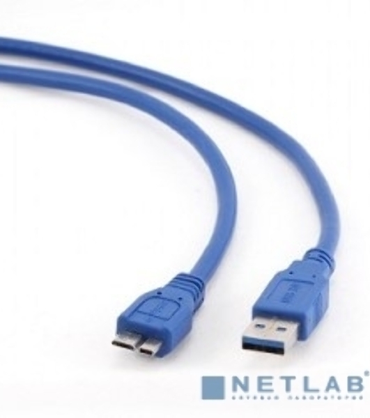 Кабель USB 3.0 для соед. 1.8м А-microB (5 pin) PRO позол.конт., пакет