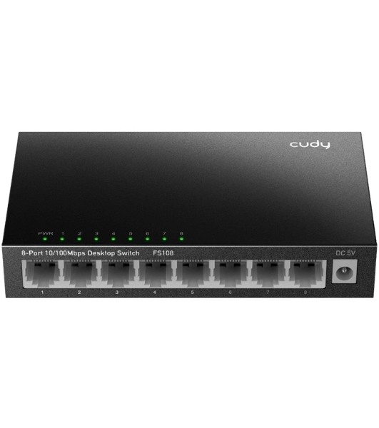 Коммутатор Cudy FS108, 8×100 Мбит/с