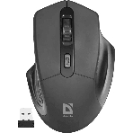 Мышь беспроводная Defender Datum MB-345 черный, 1600 dpi, радиоканал, USB, кнопки - 4, фото17