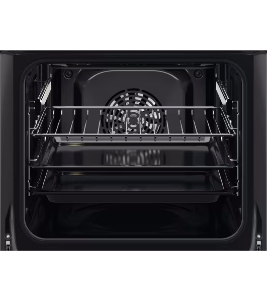 Встраиваемый духовой шкаф Electrolux EOF5H50BX, Электрический духовой шкаф с конвекцией, приготовление на пару, объем 65 л, 8 режимов, очистка каталитическая, 2 стекла в дверце, направляющие проволочные, нержавеющая сталь