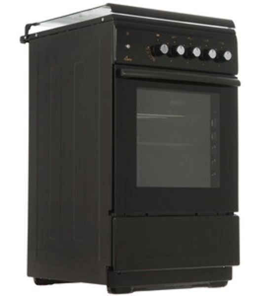 Плита газовая Flama N FG 24237 B коричневый, конфорок 4 газовых, духовка 50 л, 50 см x 85 см x 60 см