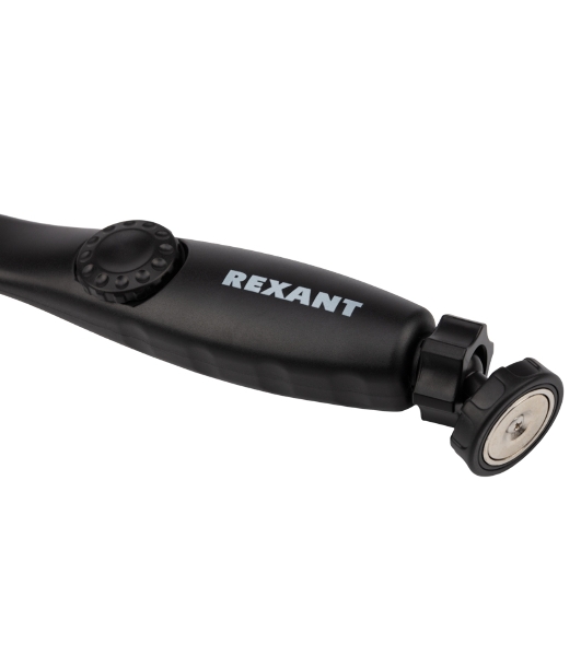 Фонарь автомобильный Rexant (индикатор зарядки, USB кабель в комплекте, регулятор яркости, поворотный корпус шарнир, встроенный аккумулятор)