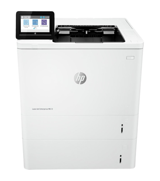 Принтер лазерный HP LaserJet Enterprise M612dn (7PS86A), A4, ч/б, печ. до 71 стр/мин., 1200 x 1200 dpi, USB, RJ-45, Air Print, Mopria