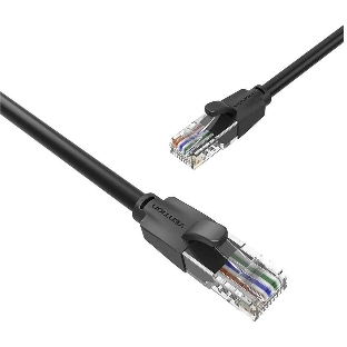 Патч-корд Vention прямой UTP cat.6, RJ45 - 8м. черный
