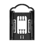 Салазки (переходник) ExeGate HD-2T3P-NF125 для безвинтового крепления HDD/SSD 2.5' в отсек 3.5' пластиковые, фото4