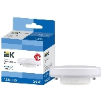 Лампа светодиодная IEK LLE-T80-12-230-65-GX53 ECO T75 таблетка 12Вт 230В 6500К GX53, фото 1