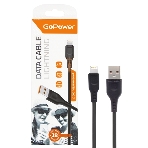 Кабель GoPower GP01L USB (m)-Lightning (m) 1.0м 2.4A ПВХ черный (1/800), фото2