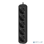 Удлинитель Defender с заземлением M518 1.8 м, 5 розеток, черный, фото4