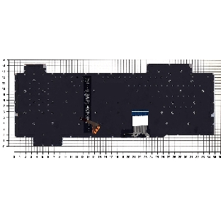 Клавиатура для ноутбука Asus ROG GL704 GL704GM черная c подсветкой
