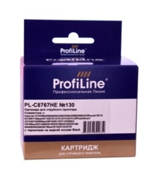 Картридж струйный ProfiLine PL-C9504HE №130 для принтеров HP DeskJet 5743/6543/6843 (2 шт/уп C8767HE)