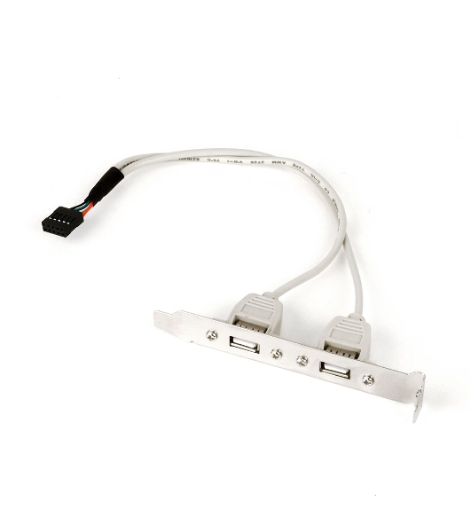 Планка в сист. блок на 2 USB2,0, Gembird 