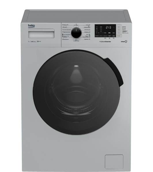 Стиральная машина Beko RSPE78612S серебристый, загрузка фронтальная 7 кг, 1200 об/мин., класс: А